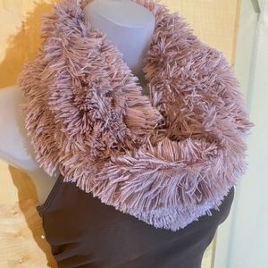 ICING Mauve colored infinity neck scarf